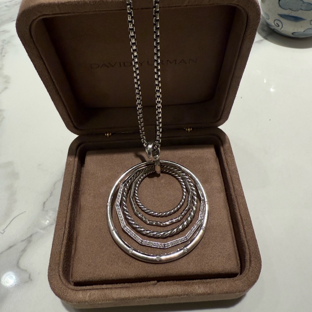 David Yurman Silver Necklace